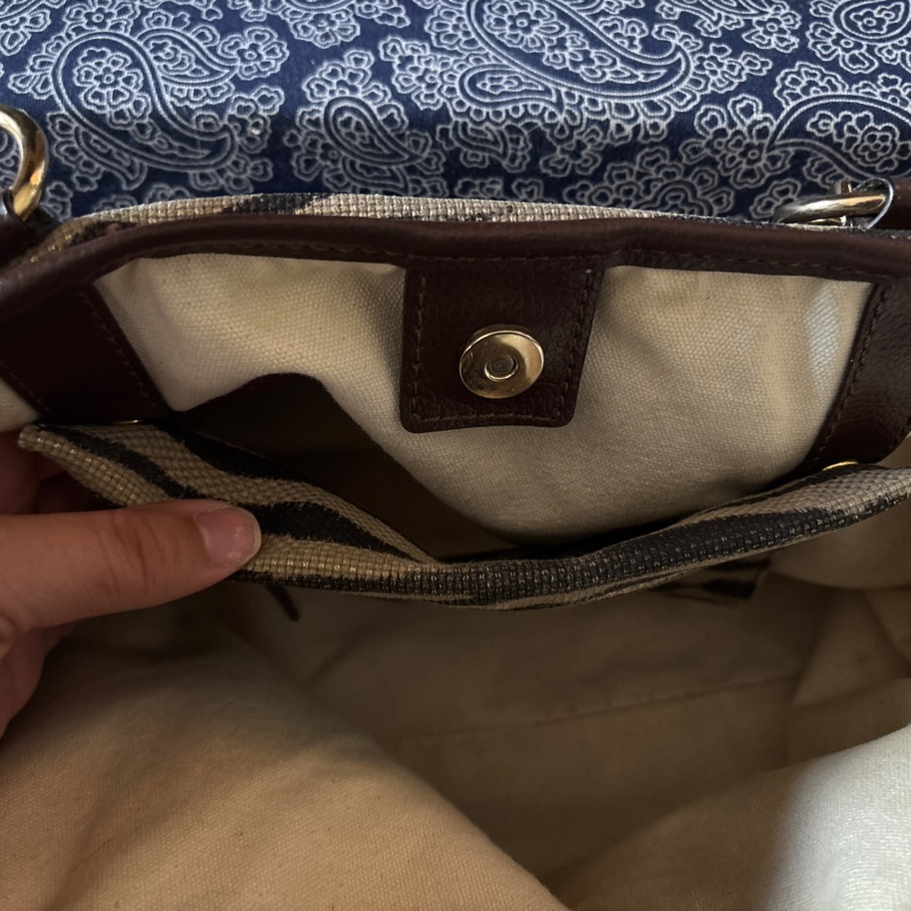 MICHAEL KORS Large Zebra Print Tote Bag w/ Detachable Wristlet | Snap Closure - Picture 8 of 13